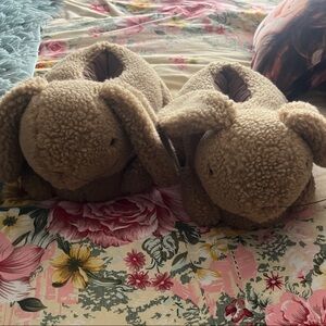 Coach Tan Teddy Sherpa Slipper Boots